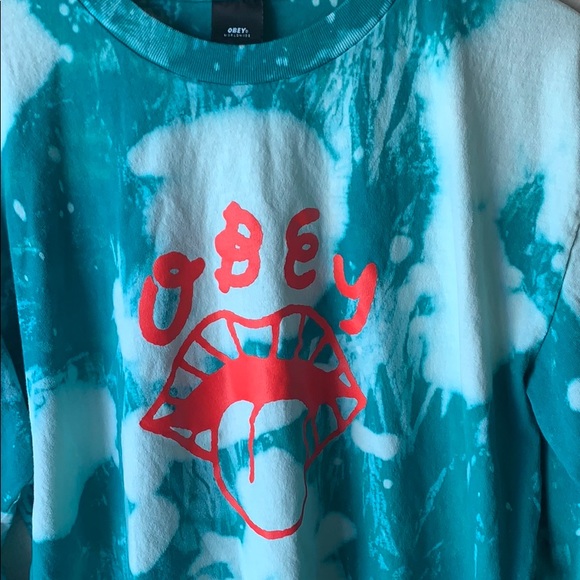 Obey long Sleeve Tye Dye Shirt - Picture 2 of 5
